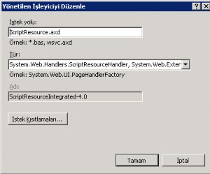 Yönetilen İşleyiciyi Düzenle