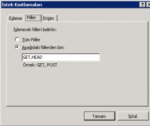 İstek Kısıtlamaları