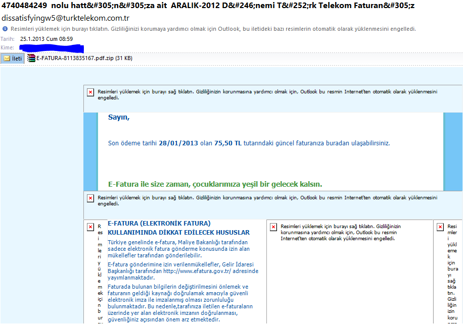 turktelekom fatura-virus