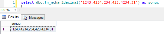 nvarchar2decimal